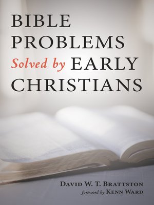 cover image of Bible Problems Solved by Early Christians